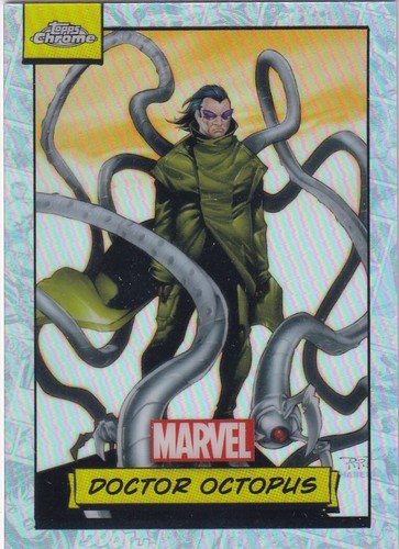Scheda topps marvel chrome - topps,