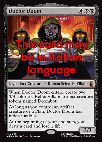 Mtg doctor doom exc dottor - doctor,